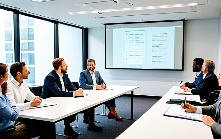 **
"A professional investment advisor in a modern office setting, discussing investment strategies with a client. The advisor is wearing a modest business suit and the client is dressed in appropriate attire. They are reviewing charts and graphs on a screen, illustrating market trends. Focus on the interaction and the professional environment. Perfect anatomy, correct proportions, well-formed hands, proper finger count, natural pose. Safe for work, appropriate content, fully clothed, professional."
**